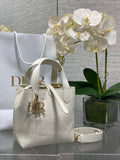 Toujours Vertical Small Bag — White
