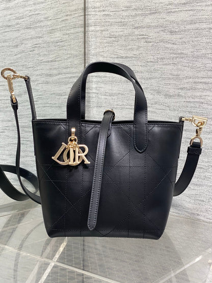 Toujours Vertical Small Bag — Black
