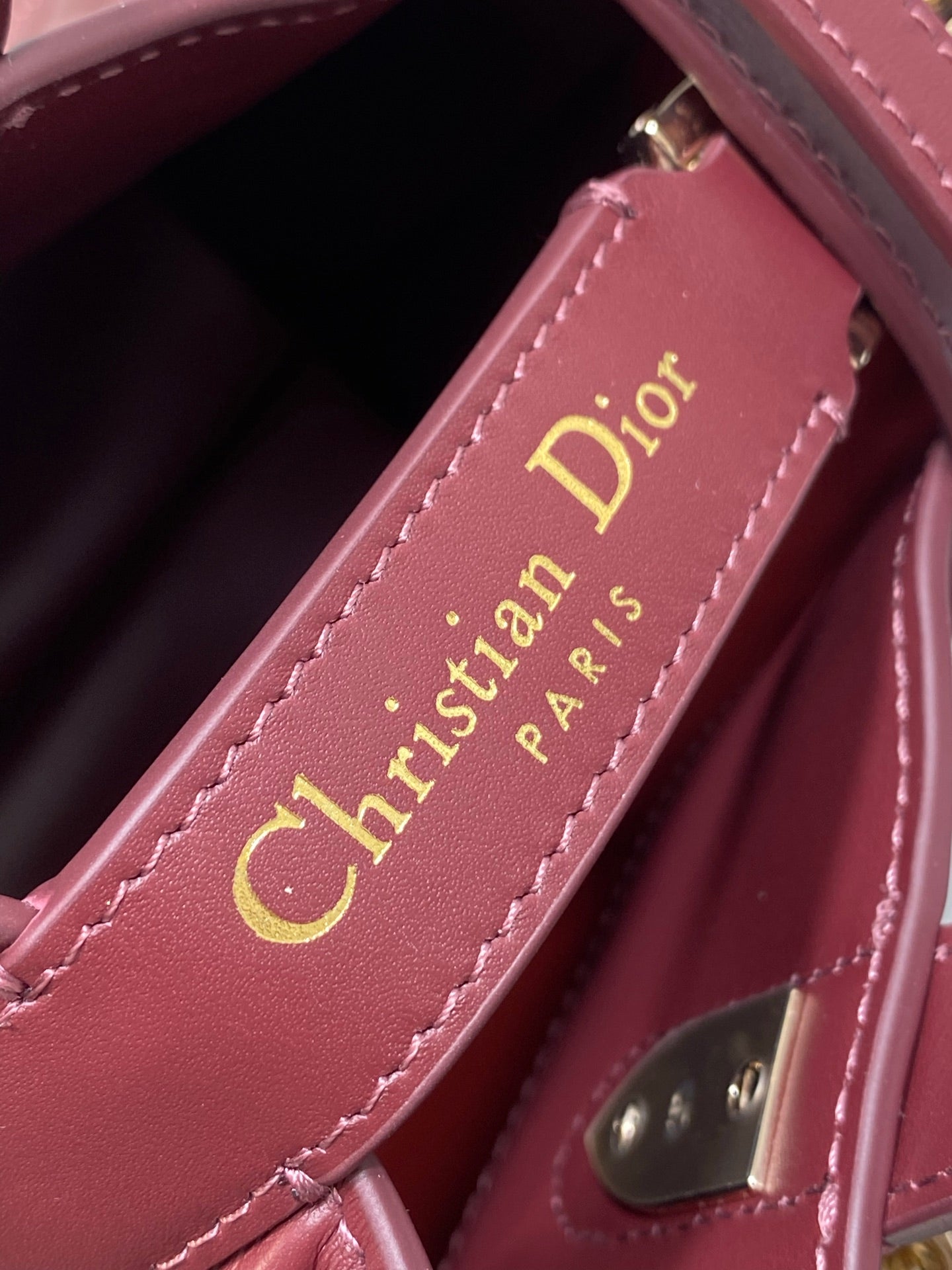 Toujours Vertical Small Bag — Burgundy