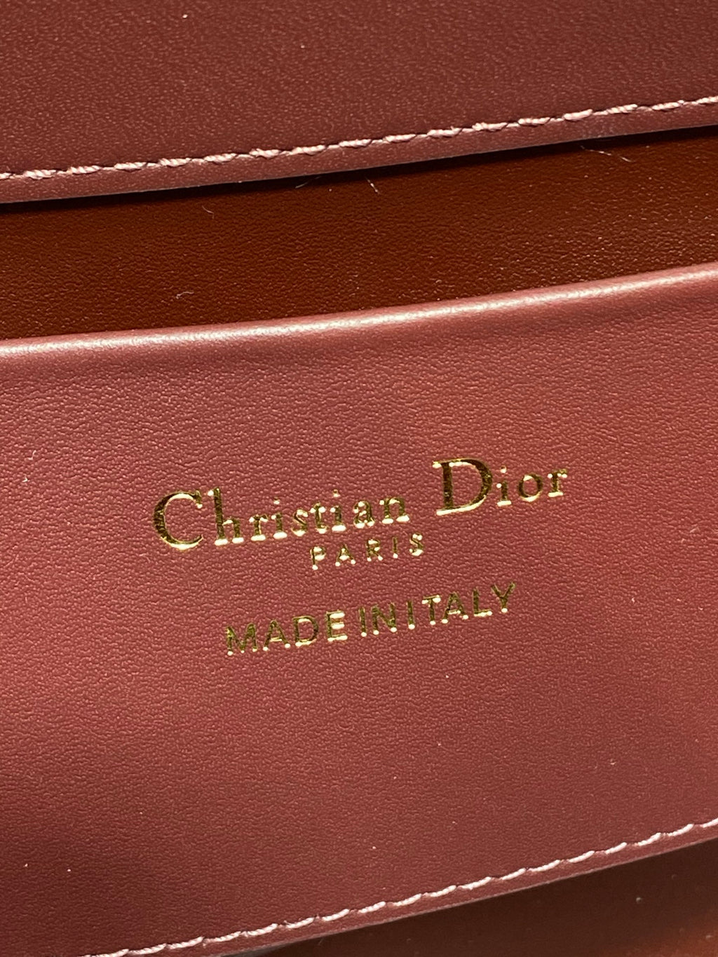 Toujours Vertical Small Bag — Burgundy