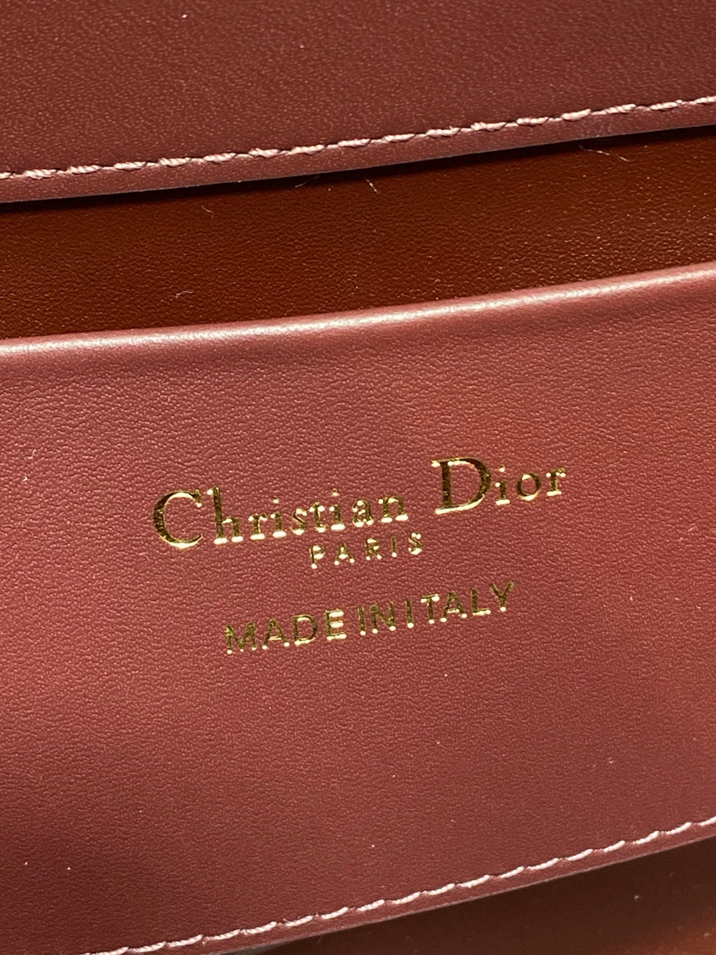 Toujours Vertical Small Bag — Burgundy