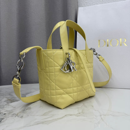 Toujours Vertical Small Bag — Lemon Yellow