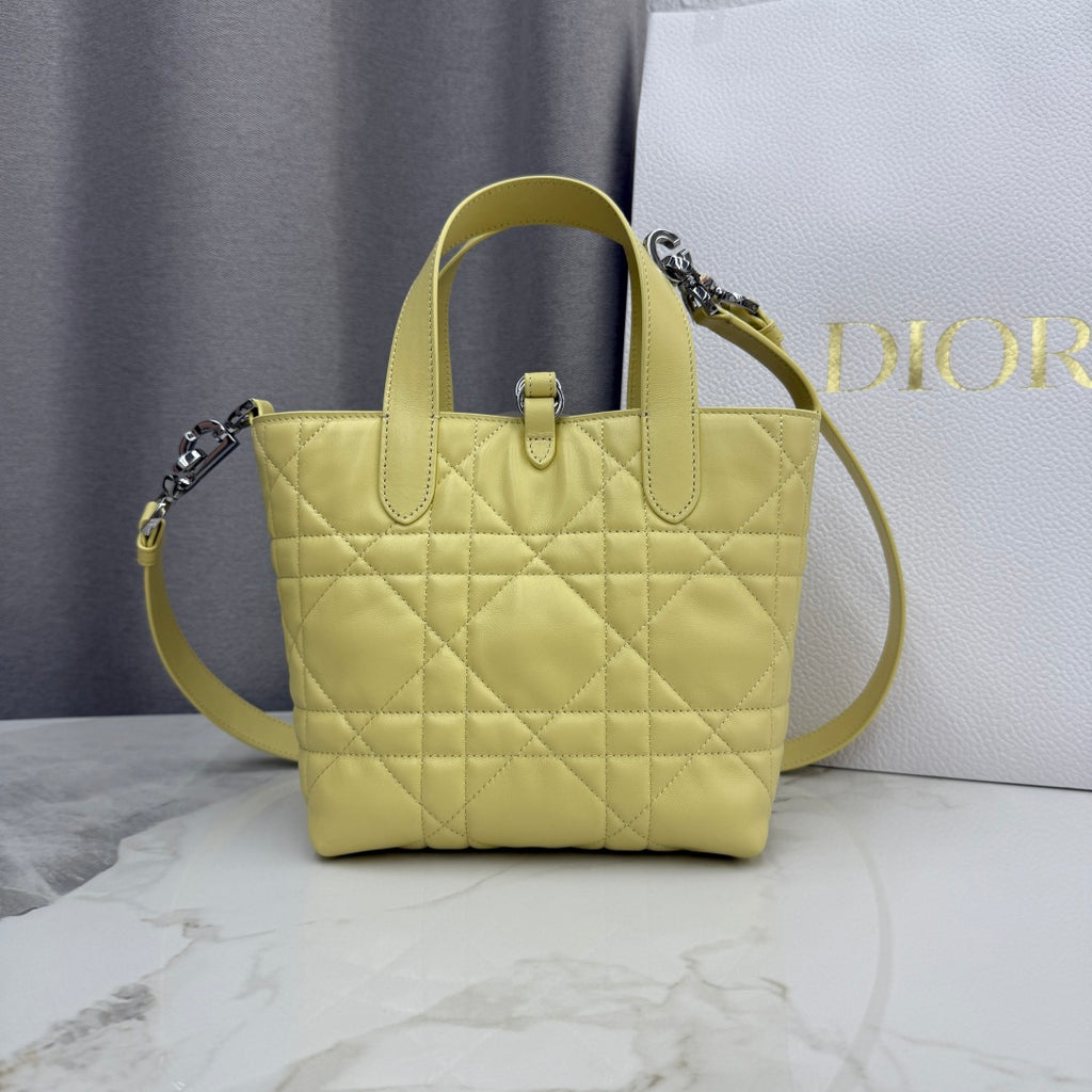 Toujours Vertical Small Bag — Lemon Yellow