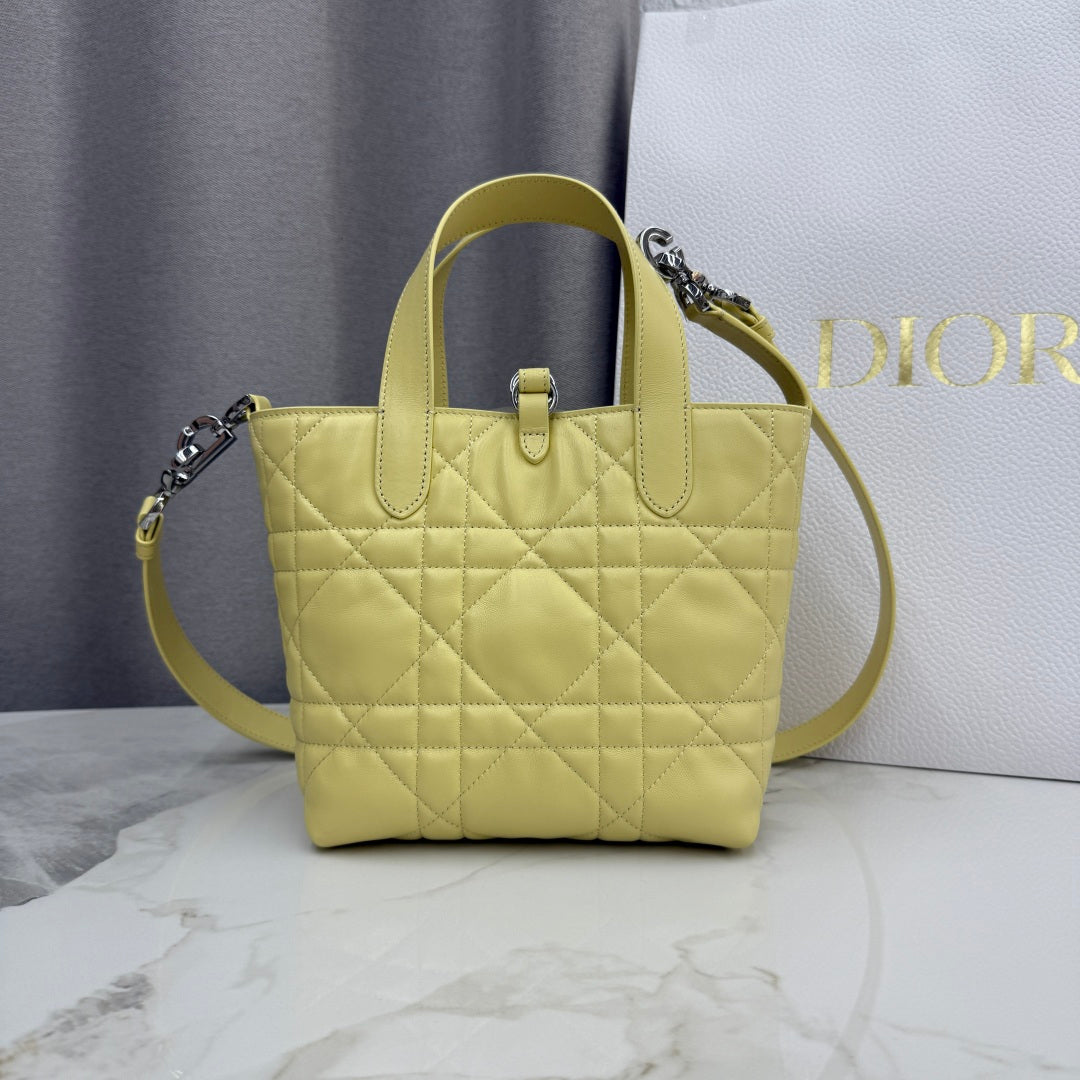 Toujours Vertical Small Bag — Lemon Yellow
