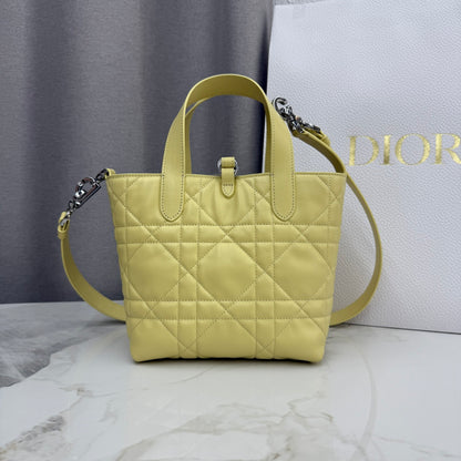 Toujours Vertical Small Bag — Lemon Yellow