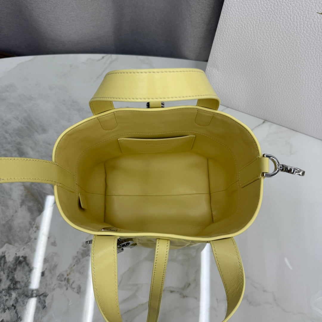 Toujours Vertical Small Bag — Lemon Yellow