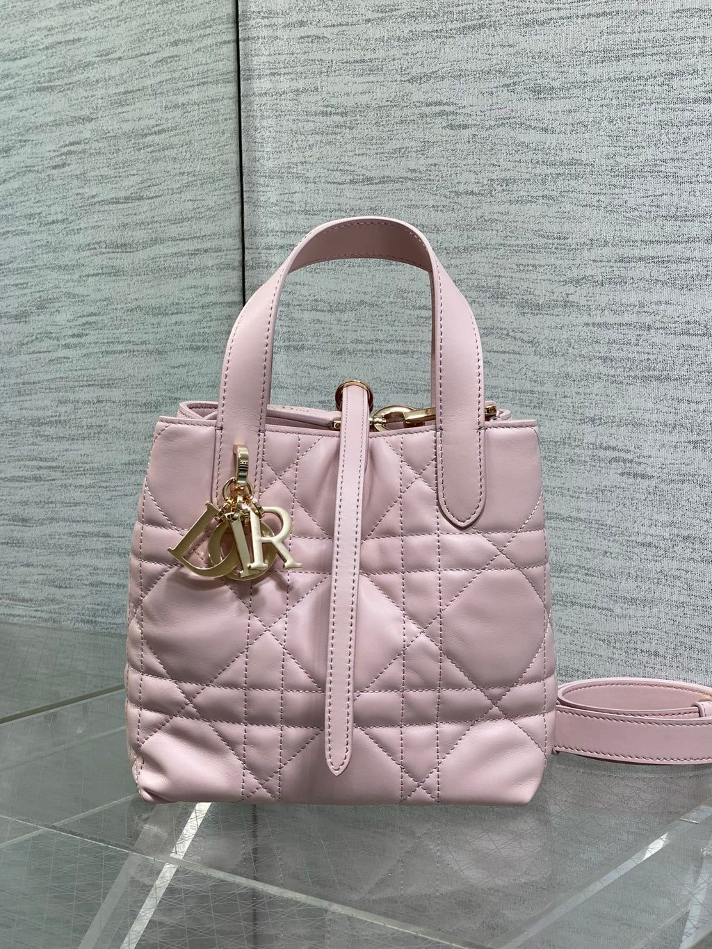 Toujours Vertical Small Bag — Soft Pink