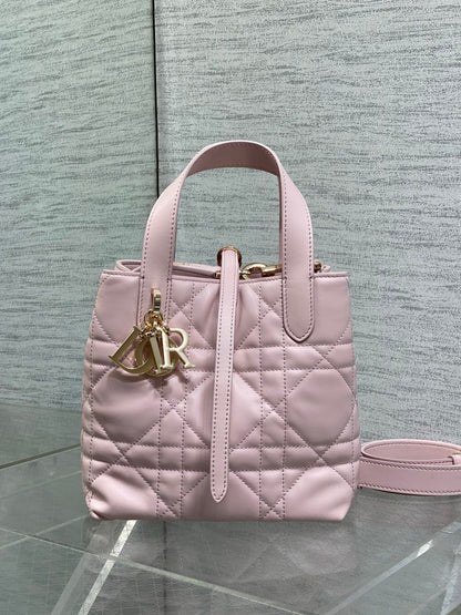 Toujours Vertical Small Bag — Soft Pink
