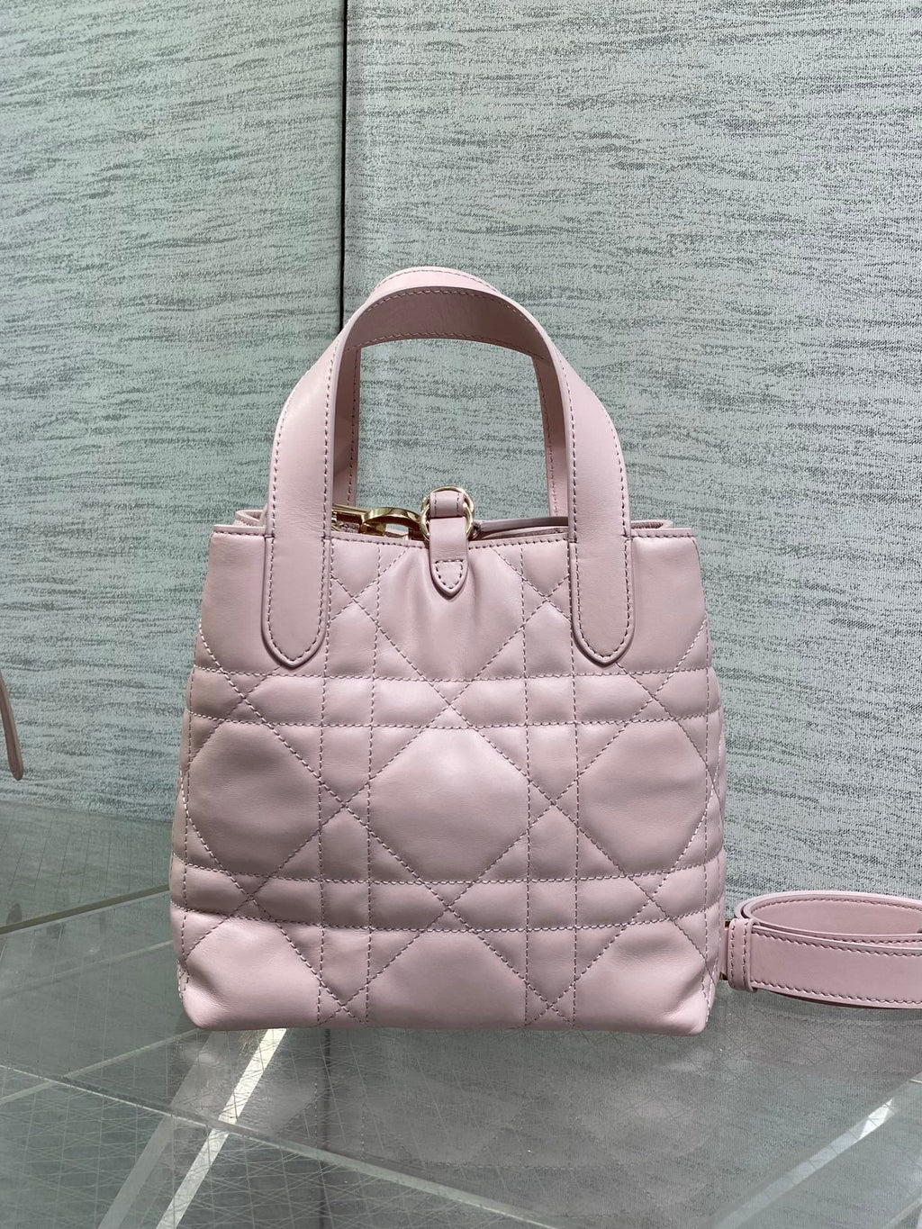 Toujours Vertical Small Bag — Soft Pink