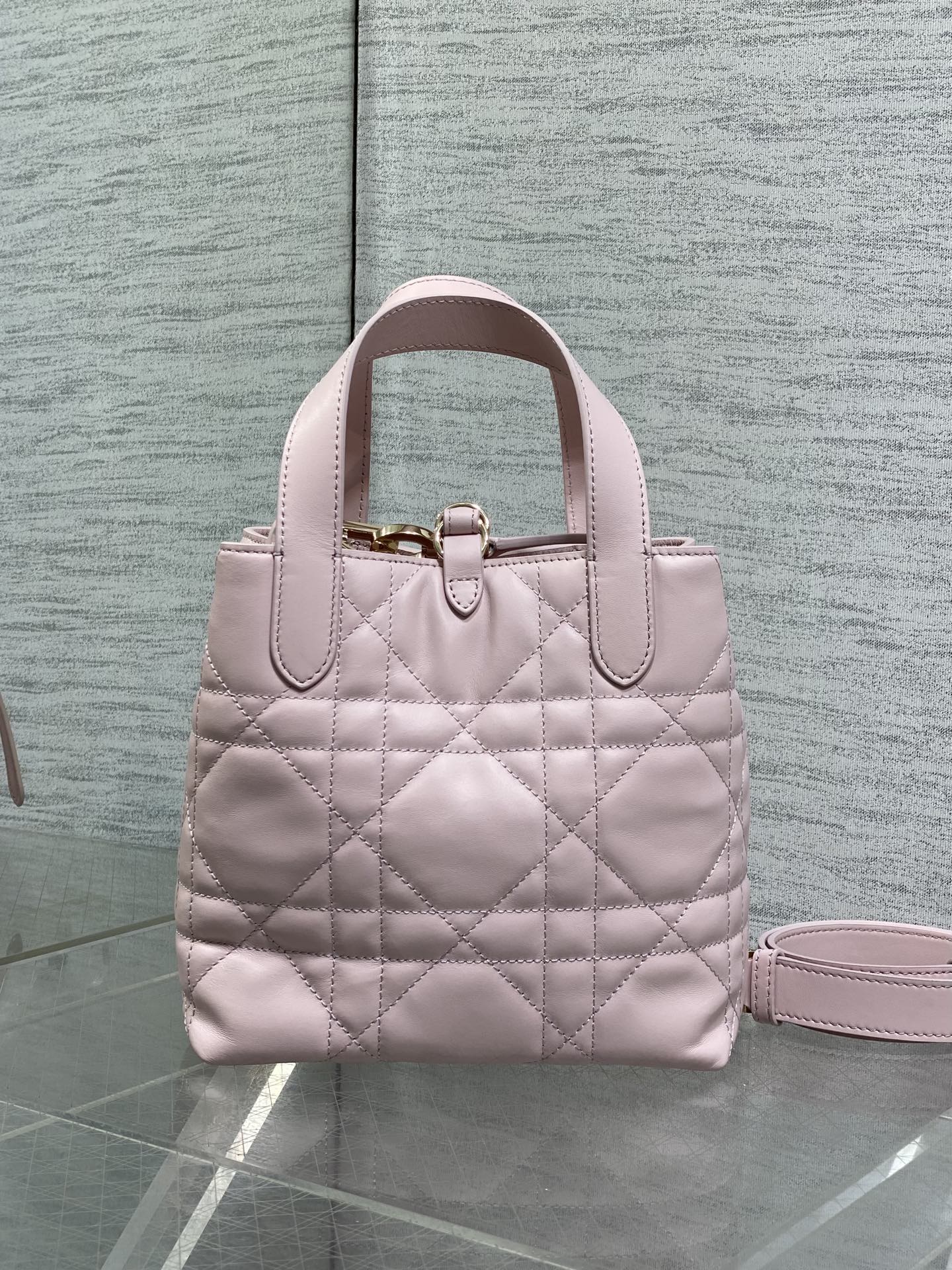 Toujours Vertical Small Bag — Soft Pink