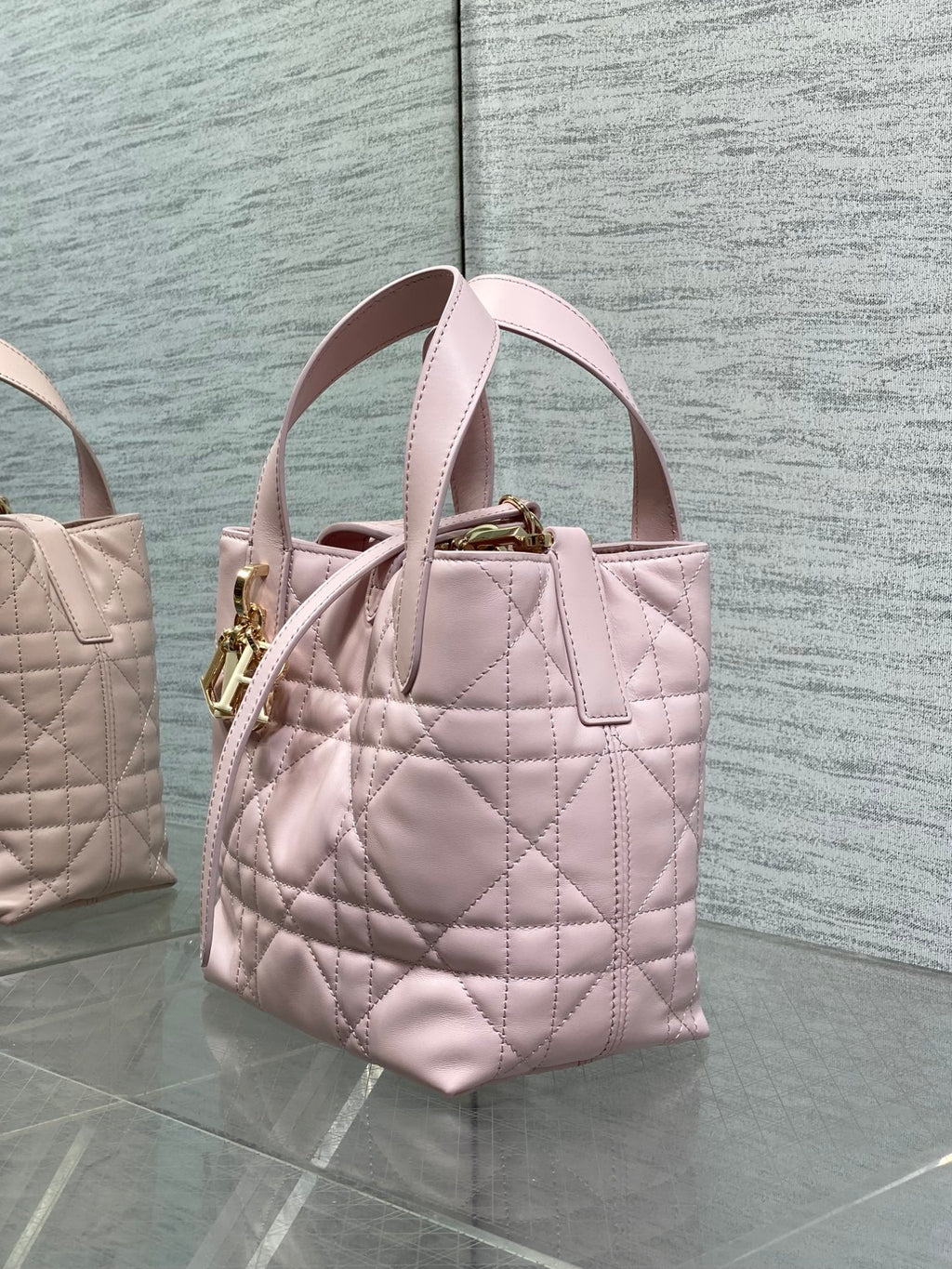 Toujours Vertical Small Bag — Soft Pink