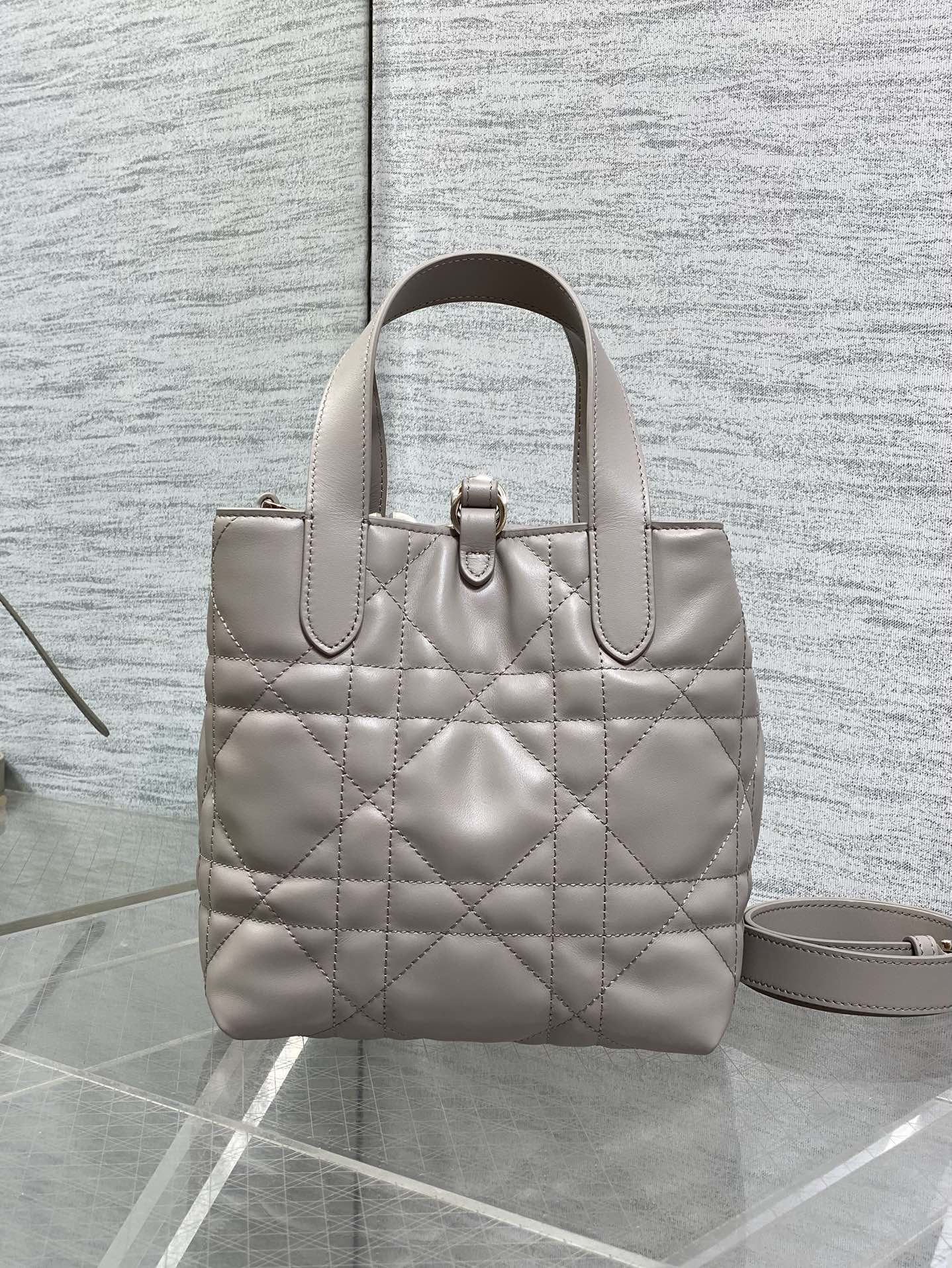 Toujours Vertical Small Bag — Grey
