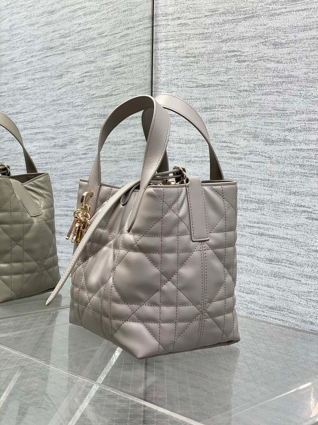 Toujours Vertical Small Bag — Grey