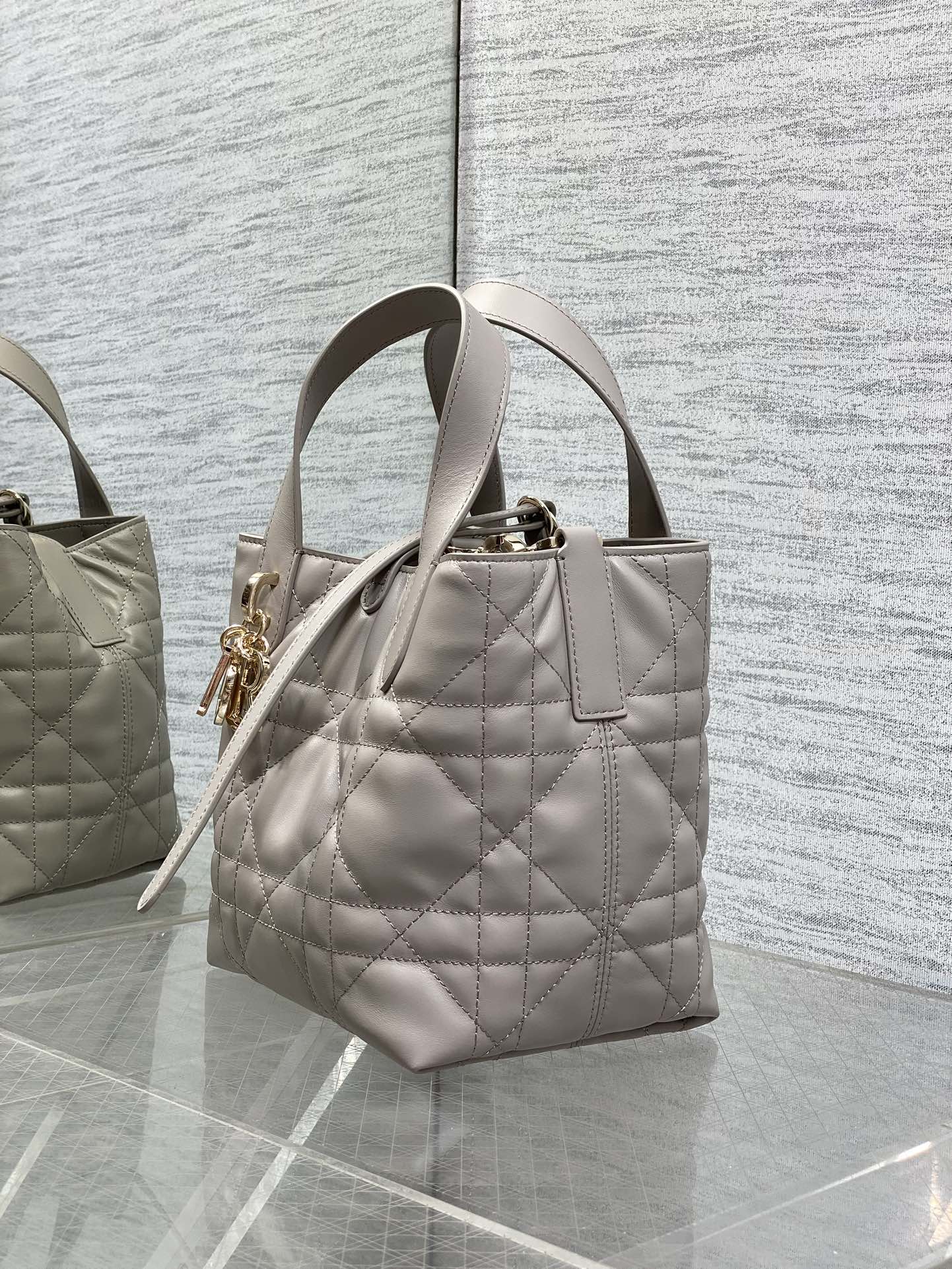 Toujours Vertical Small Bag — Grey