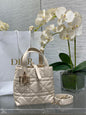 Toujours Vertical Small Bag — Ivory White