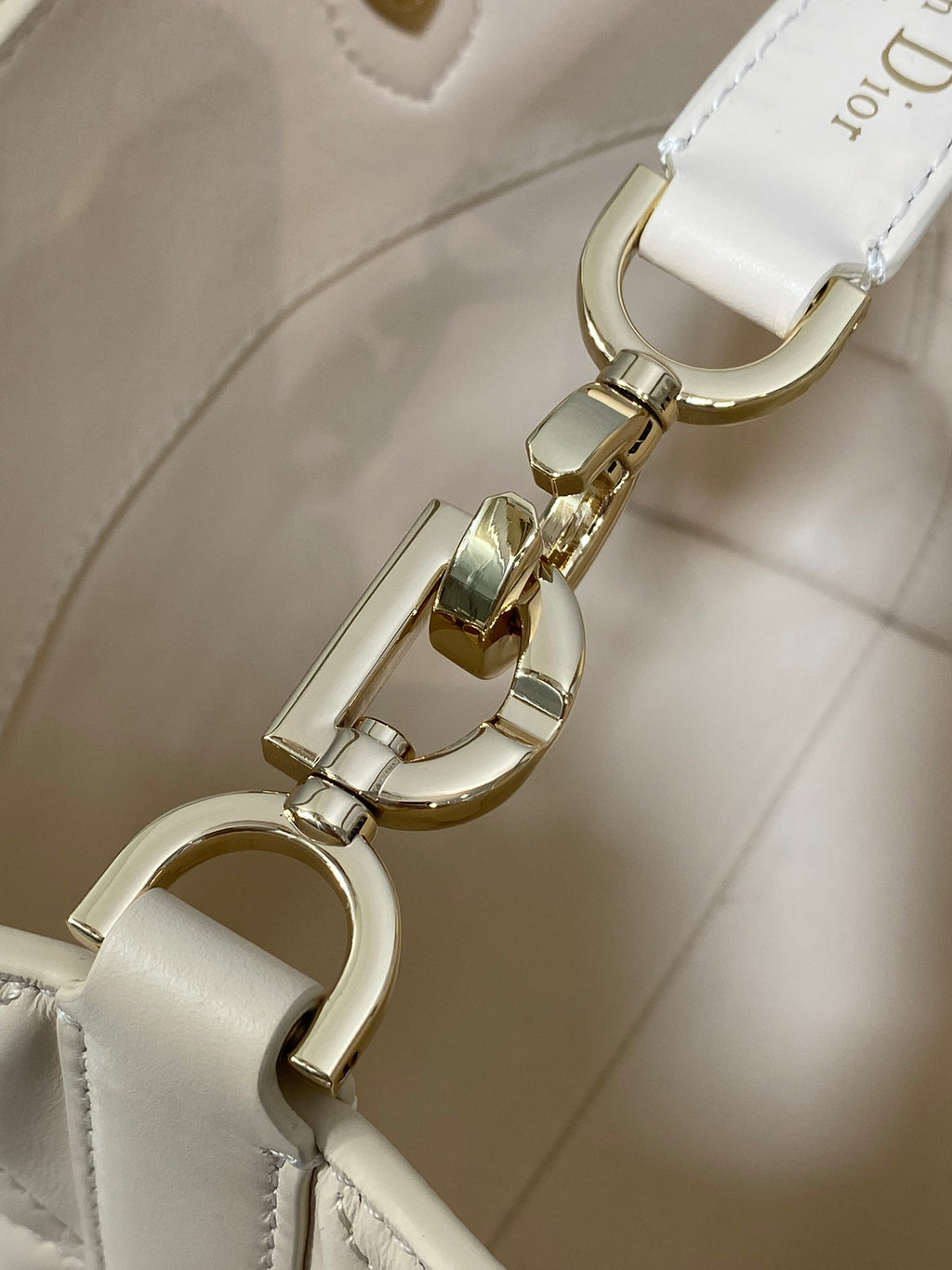 Toujours Vertical Small Bag — Ivory White