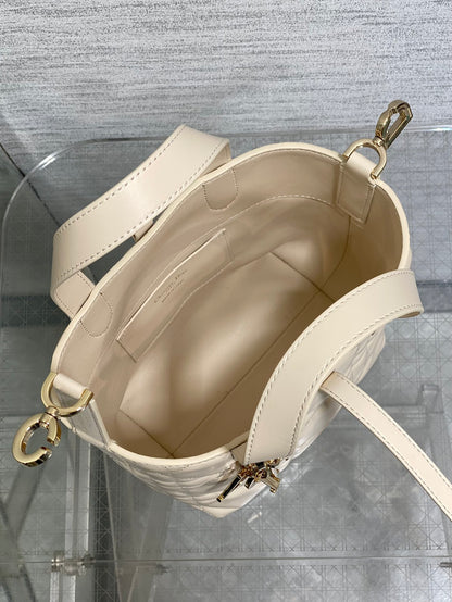 Toujours Vertical Small Bag — Ivory White