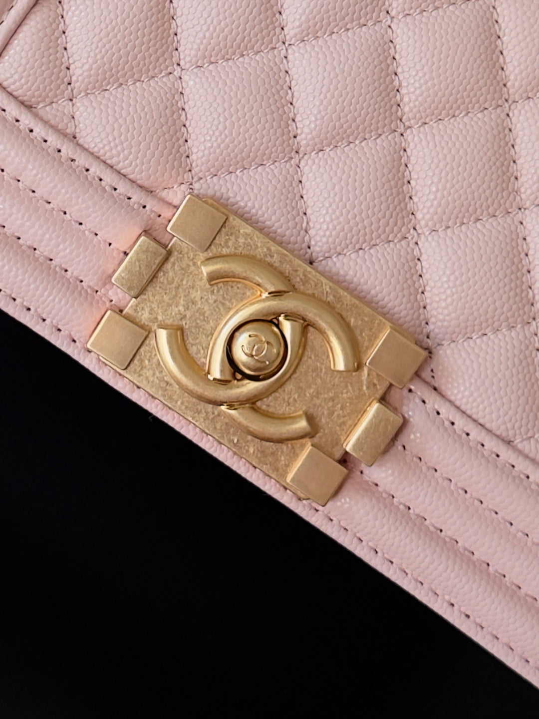 Chanel 26 A Le Boy Bag — Pink with Antique Gold Hardware