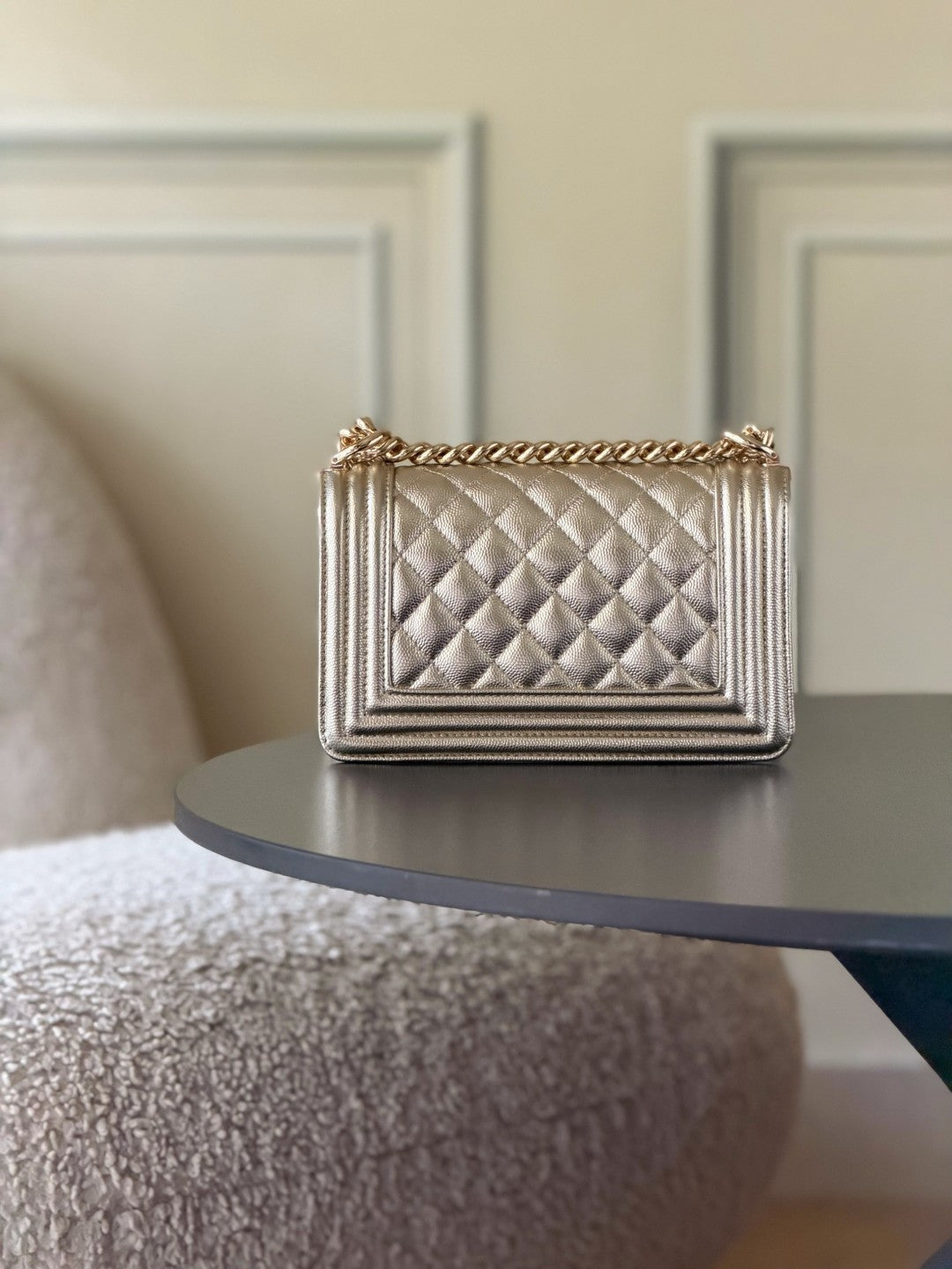 Chanel 26 A Le Boy Bag — Gold with Gold-Plated Hardware