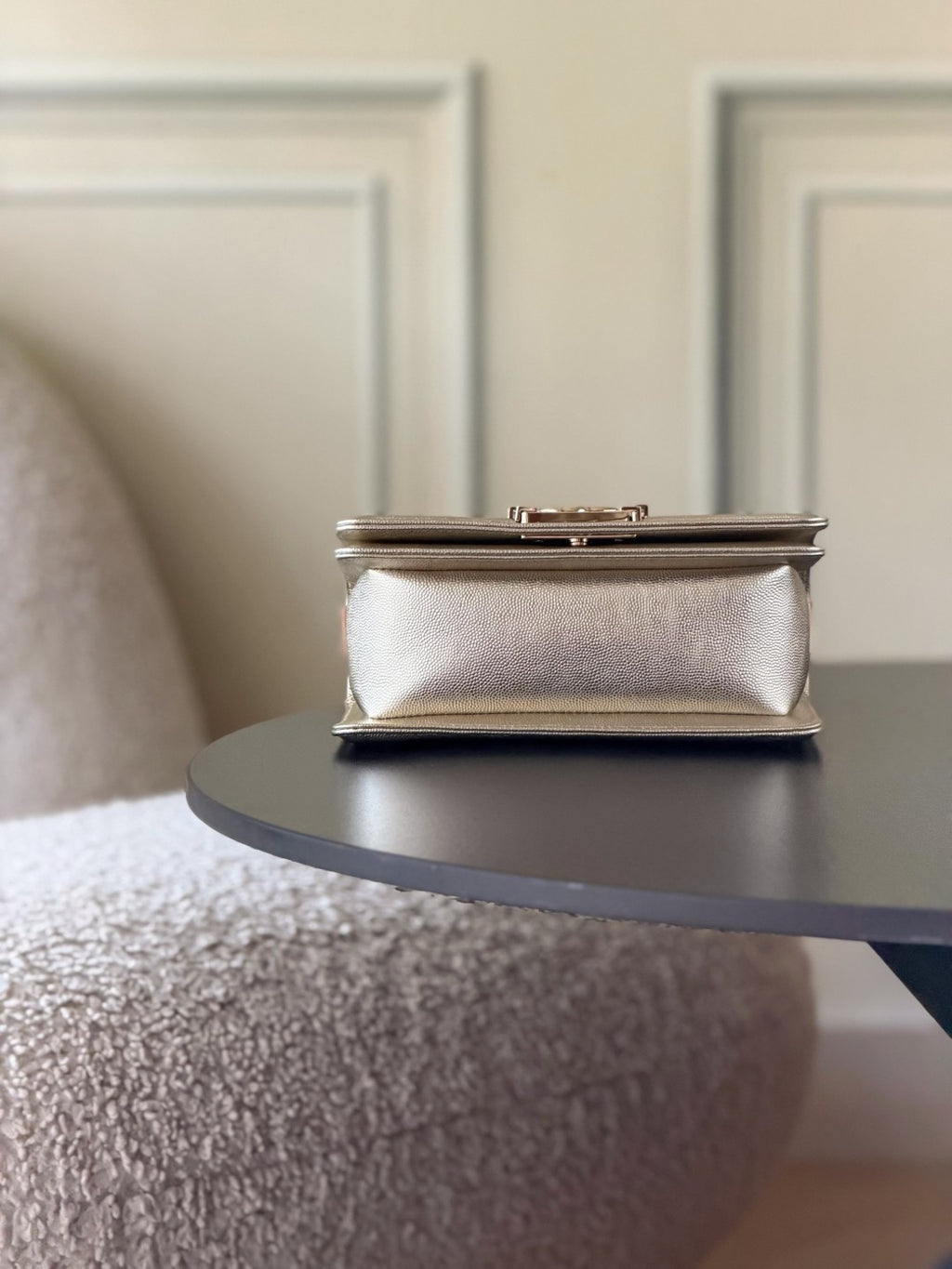Chanel 26 A Le Boy Bag — Gold with Gold-Plated Hardware