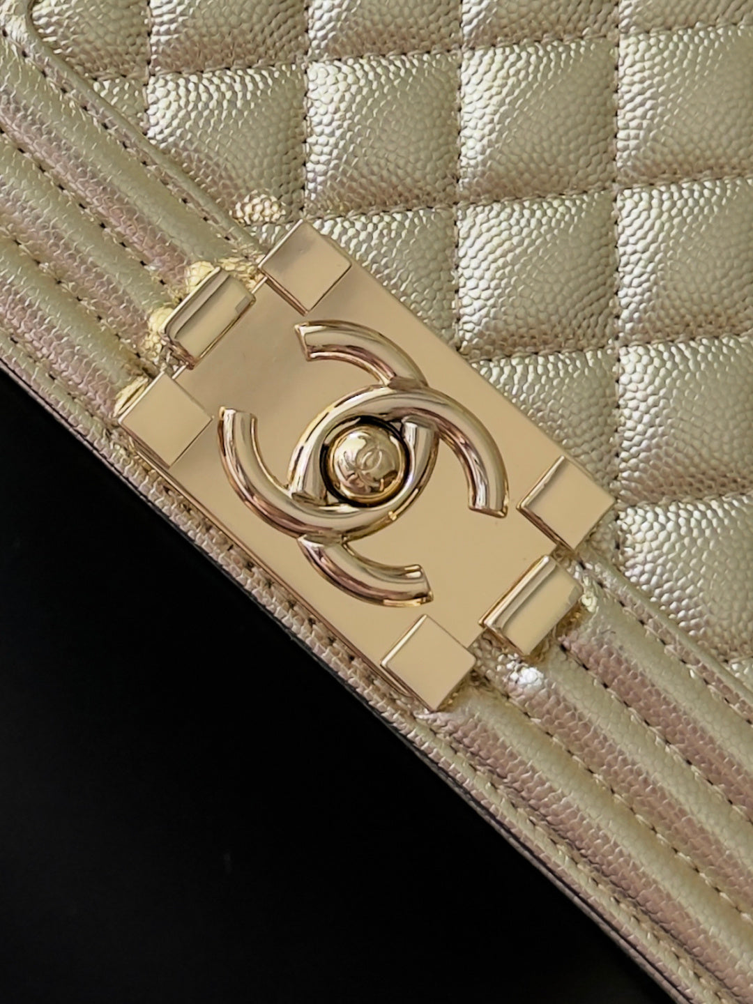 Chanel 26 A Le Boy Bag — Gold with Gold-Plated Hardware