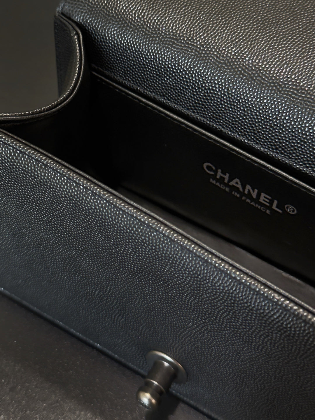 Chanel 26 A Le Boy Bag — Black with Antique Silver Hardware