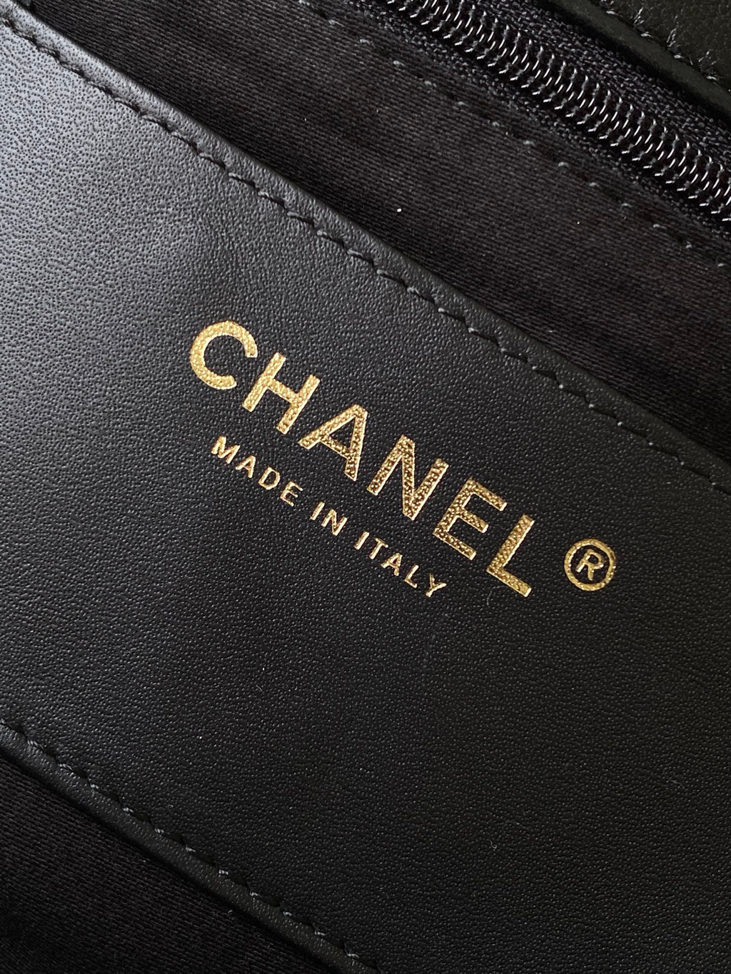 Chanel 26S Multi Pocket Flap Bag Black & Gold