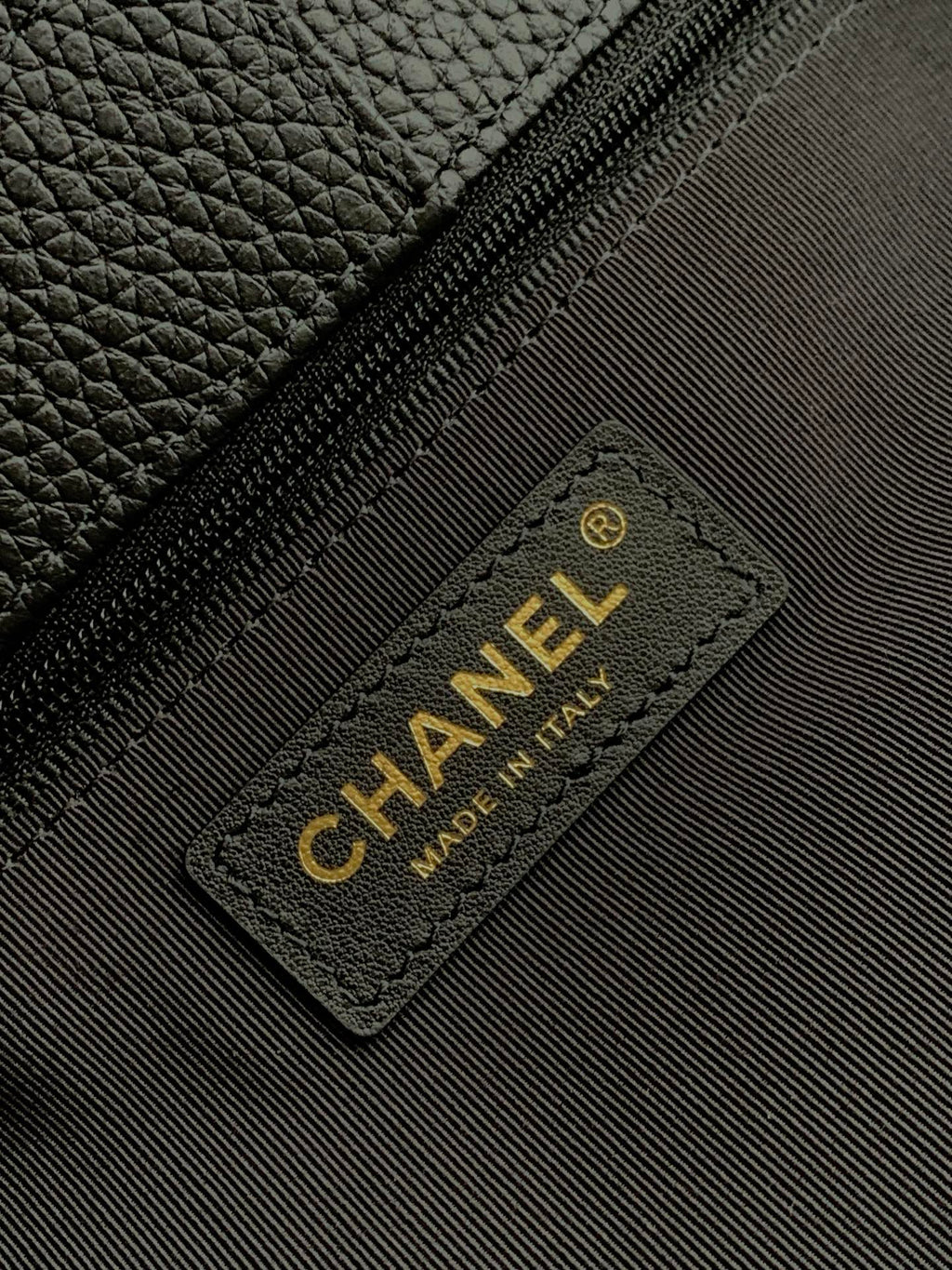 Chanel Cerf Medium Tote Bag Black & Gold