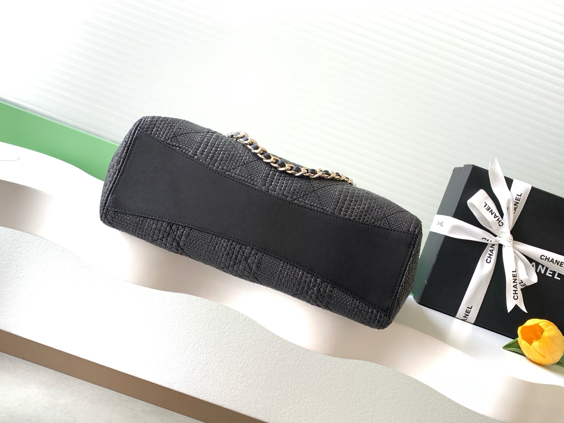 Chanel 26S Spring/Summer Black Woven Bag