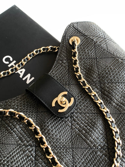 Chanel 26S Spring/Summer Black Woven Bag