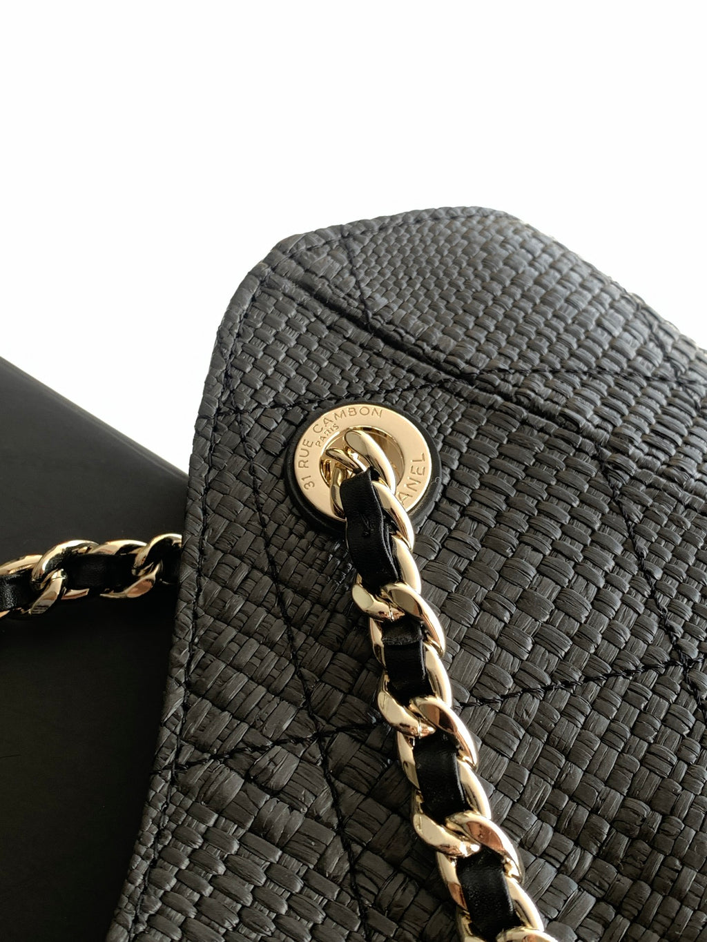 Chanel 26S Spring/Summer Black Woven Bag