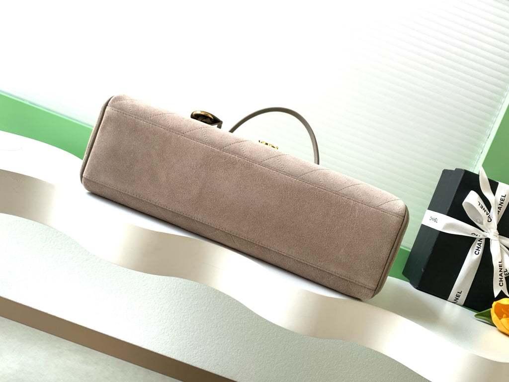 Chanel 26S Bowling Bag — Grey