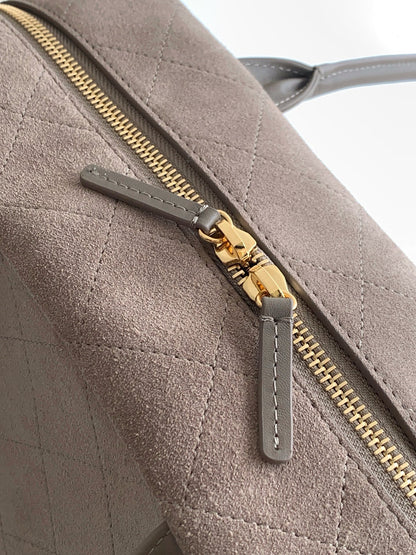 Chanel 26S Bowling Bag — Grey