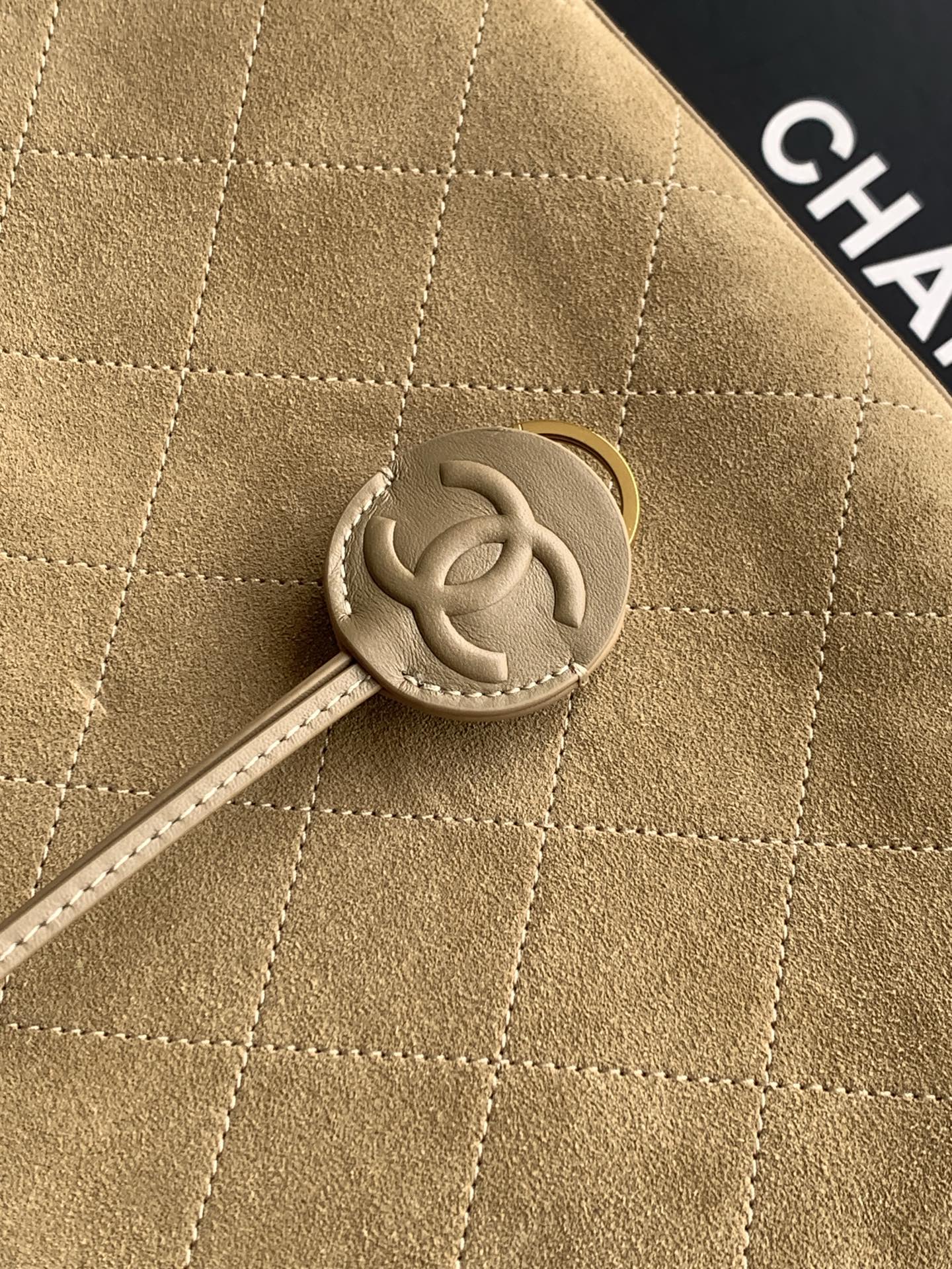 Chanel 26S Bowling Bag — Apricot