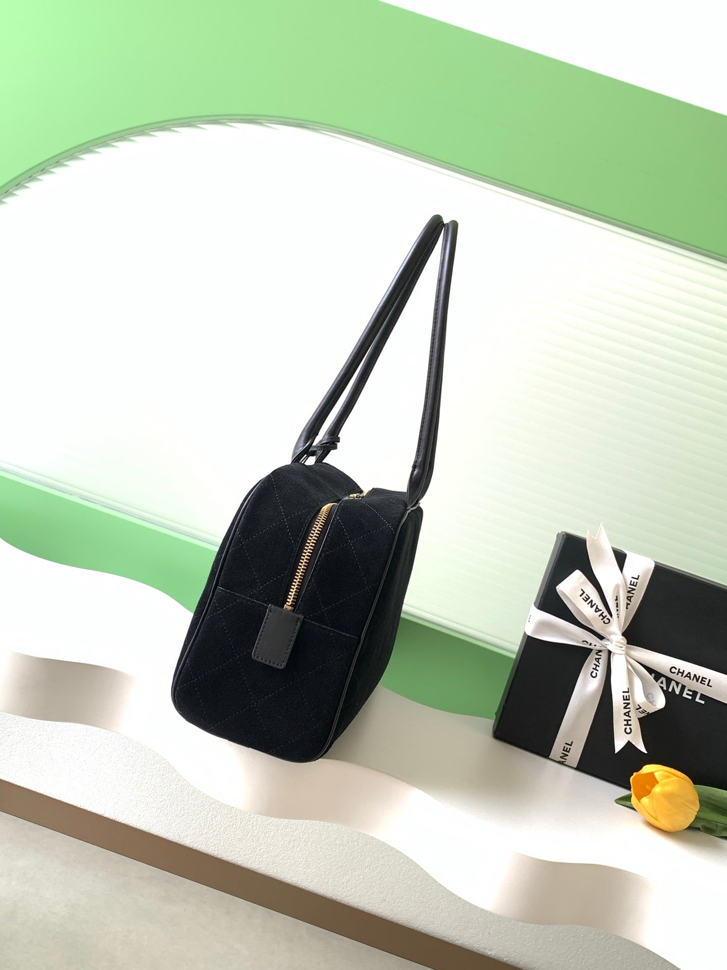 Chanel 26S Bowling Bag — Black