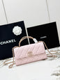 Chanel 25S Caviar Leather Kelly Handle Bag — Sakura Pink