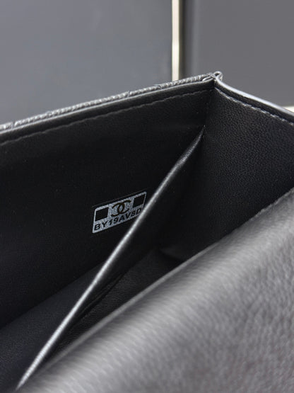 Chanel 25S Caviar Leather Kelly Handle Bag — Matte Black