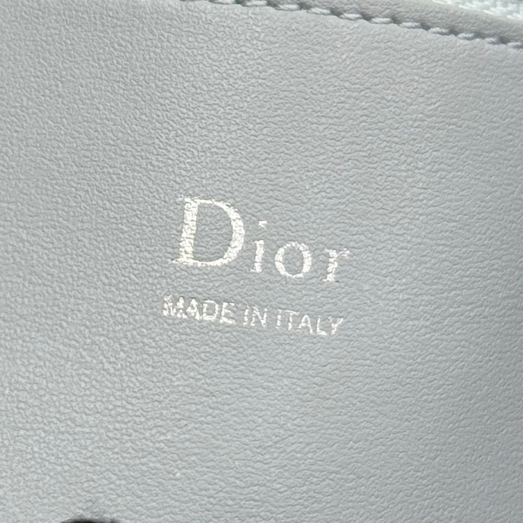 Dior 2026 Spring/Summer Bow Handbag — Ice Blue with Silver Hardware