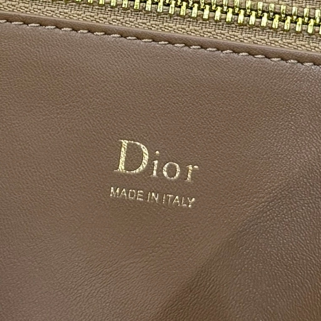 Dior 2026 Spring/Summer Bow Handbag — Caramel with Gold Hardware
