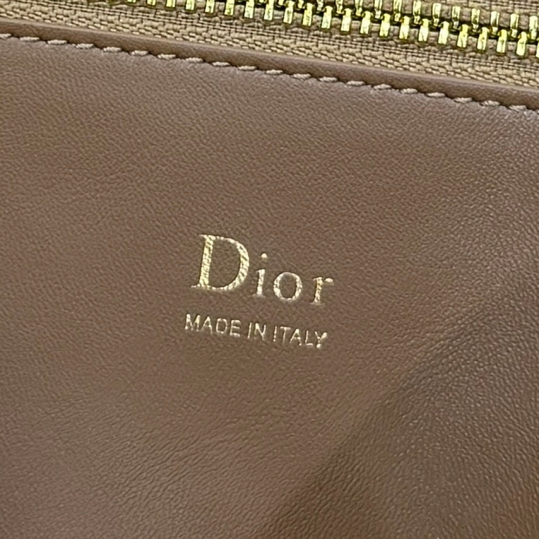 Dior 2026 Spring/Summer Bow Handbag — Caramel with Gold Hardware