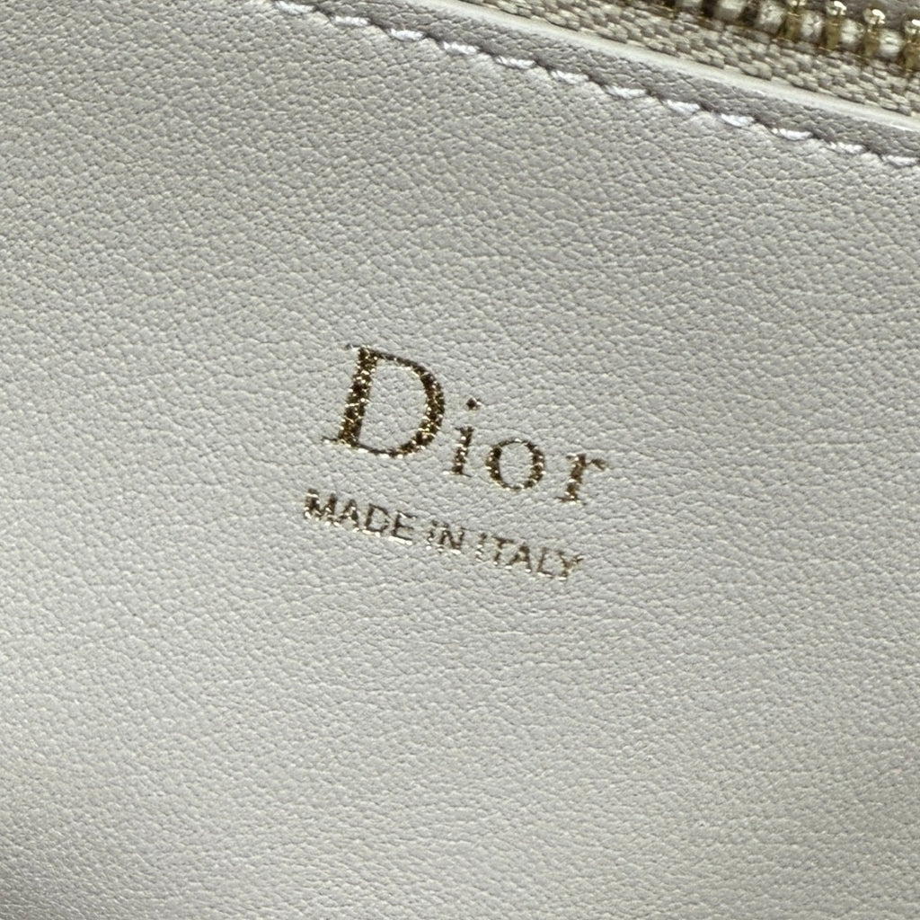 Dior 2026 Spring/Summer Bow Handbag — Apricot with Gold Hardware