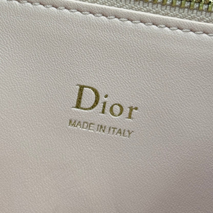 Dior 2026 Spring/Summer Bow Handbag — Blush Pink with Gold Hardware