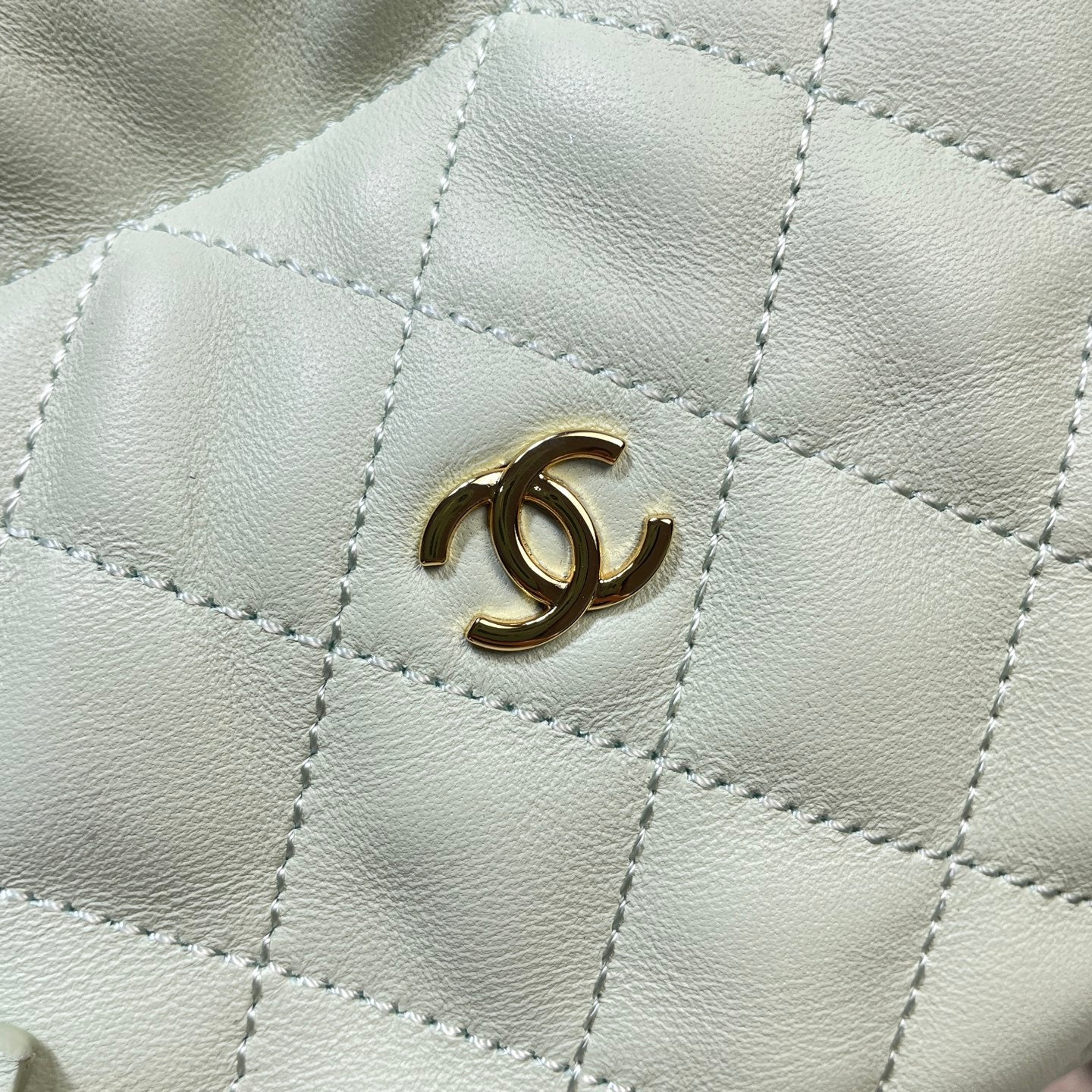 Chanel 25 Mini Hobo Bag Mint Green Lambskin & Gold