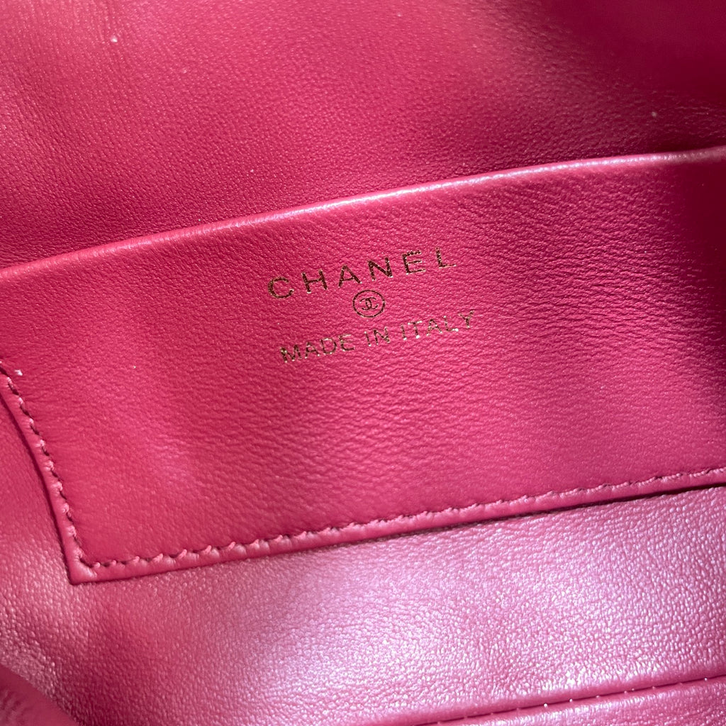 Chanel 25 Mini Hobo Bag Mint Green Lambskin & Gold
