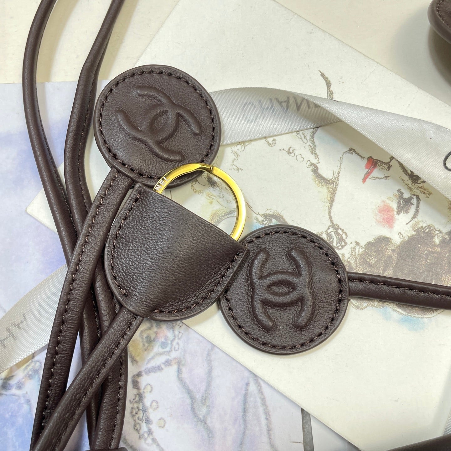 Chanel 25 Mini Hobo Bag Dark Brown Lambskin & Gold