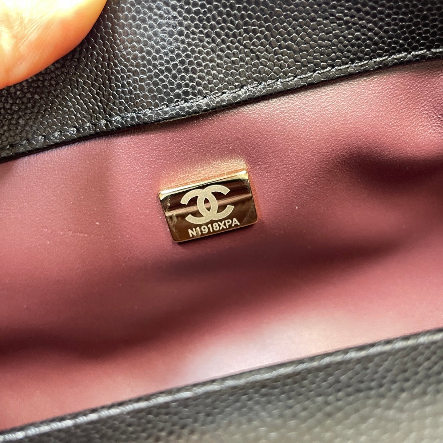 Chanel 26P Coco Handle Horizontal Flap Bag Black Caviar & Silver