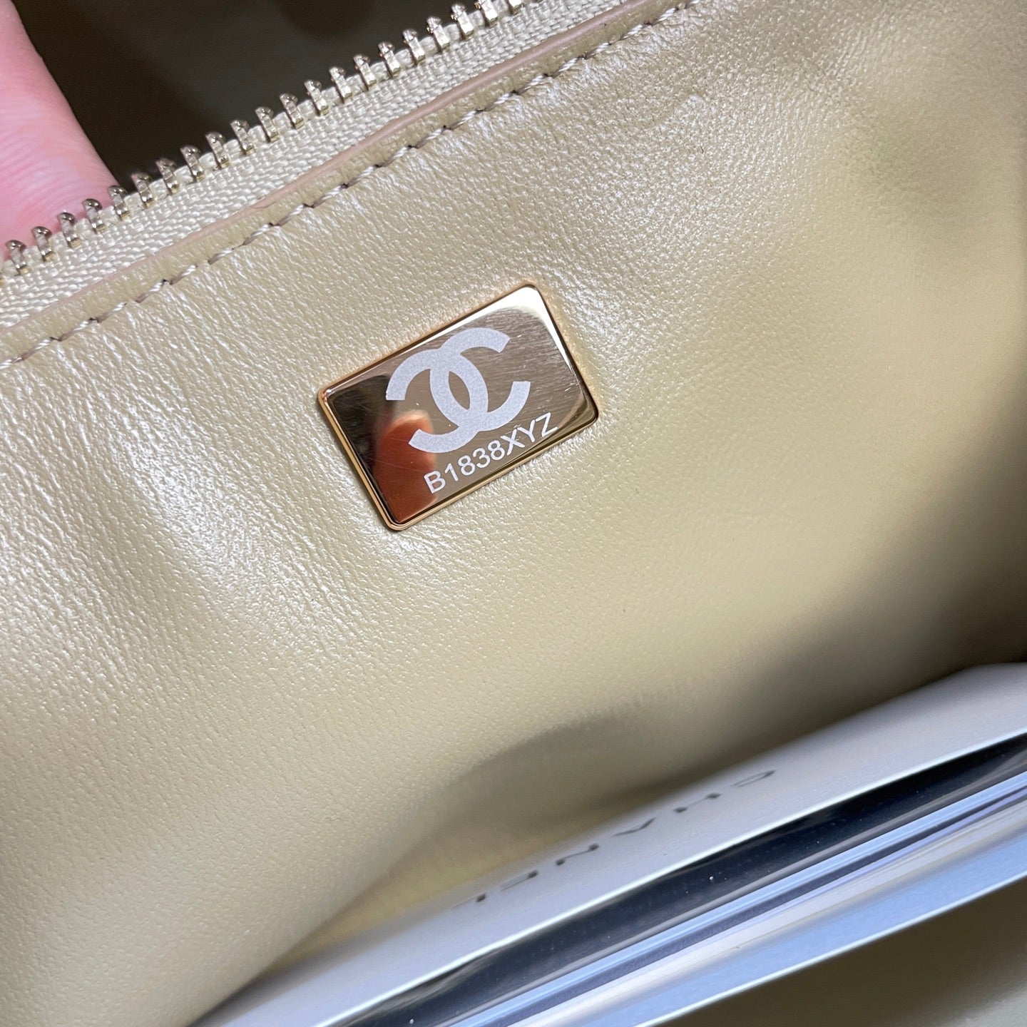 Chanel 26S Classic Flap Bag Beige Suede & Gold