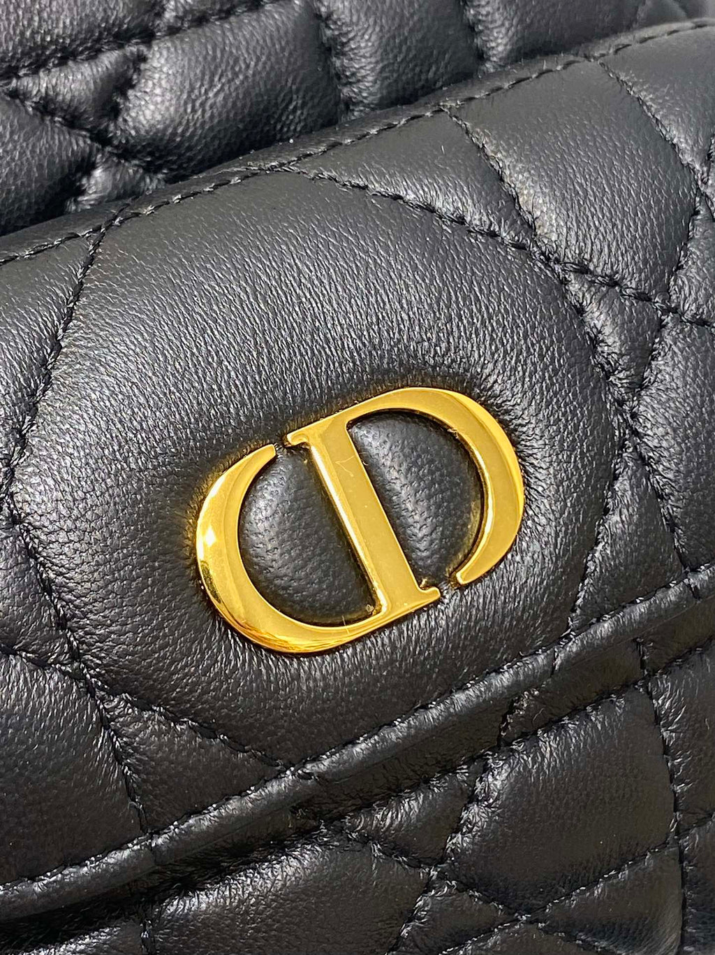 Dior Caro Bucket Bag Cannage Lambskin & Gold — New | 3 Colors Available