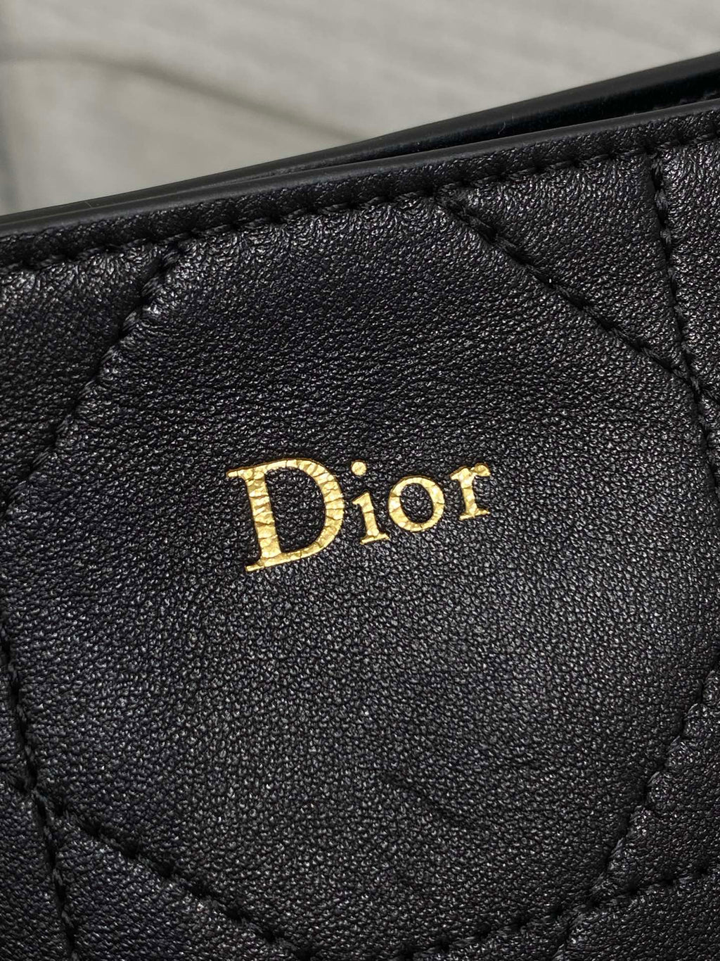 Dior 2026 Trianon Hobo Chain Bag Black Cannage Lambskin & Gold — New