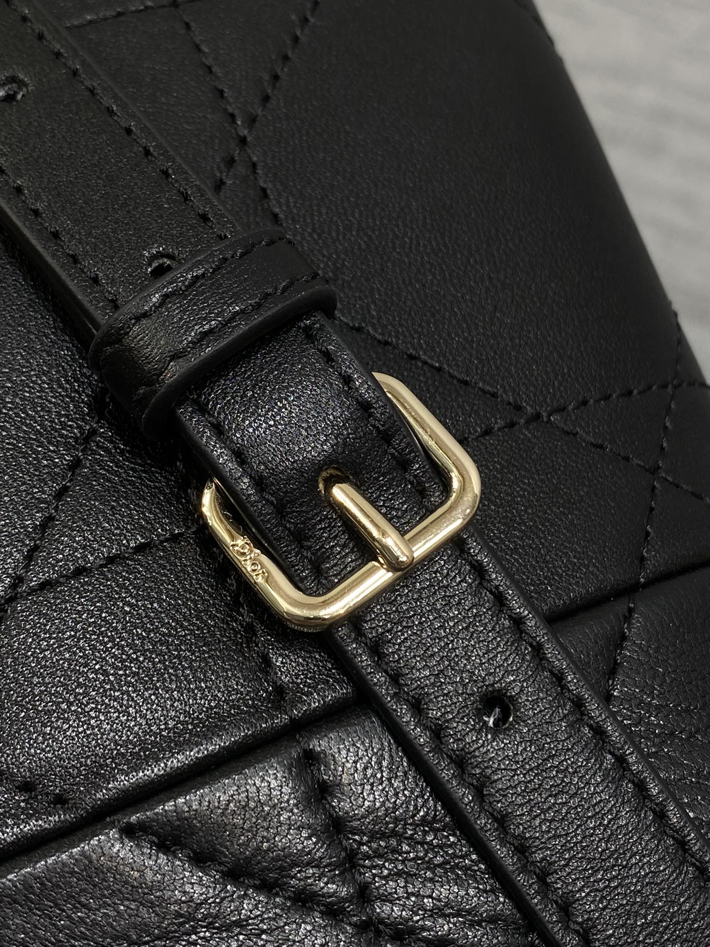 Dior 2026 Trianon Hobo Chain Bag Black Cannage Lambskin & Gold — New